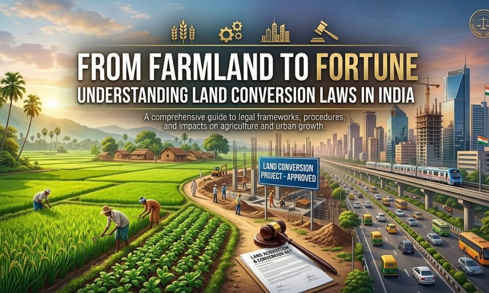 From Farmland to Fortune: Understanding Land Conversion Laws in India