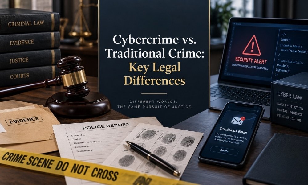 Cybercrime vs Traditional Crime: Key Legal Differences